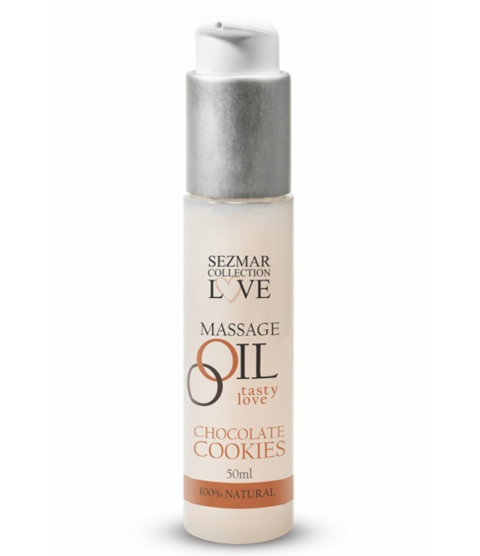 Huile de massage comestible cookie chocolat 50ml - SEZ002